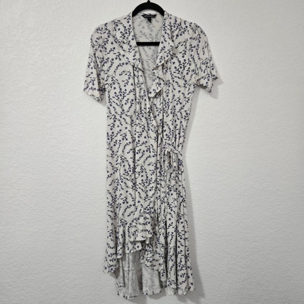 Isabella Oliver Women's Floral Print‎ Wrap Dress Short Sleeve Size 2
